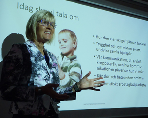 Margareta Ivarsson föreläser