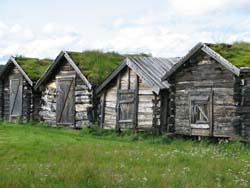 Tunet utanför det samiska museet i Kautokeino