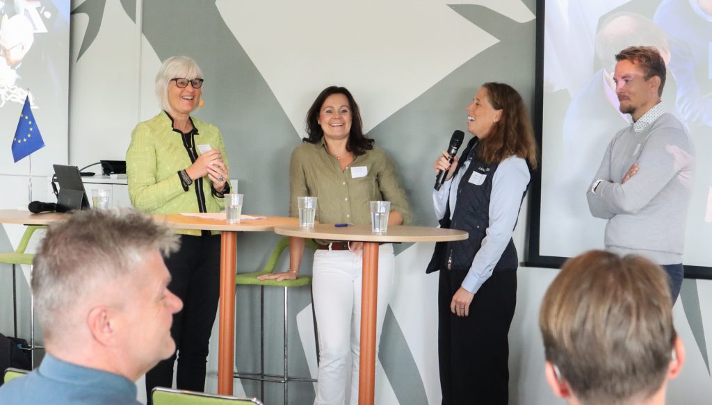Margareta Ivarsson jobbar. Foto: Petra Lindström